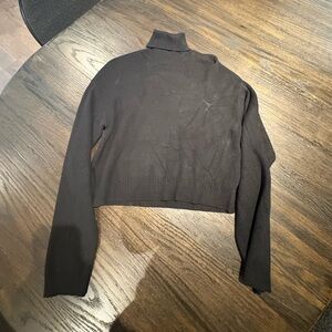 Dynamite Classic Black Knit Turtleneck